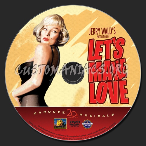 Let's Make Love dvd label