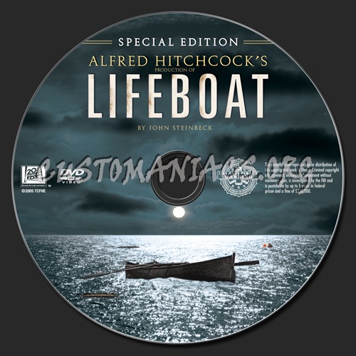 Lifeboat dvd label