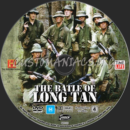 The Battle Of Long Tan dvd label