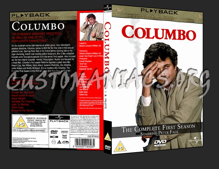 Columbo Season 1 dvd cover