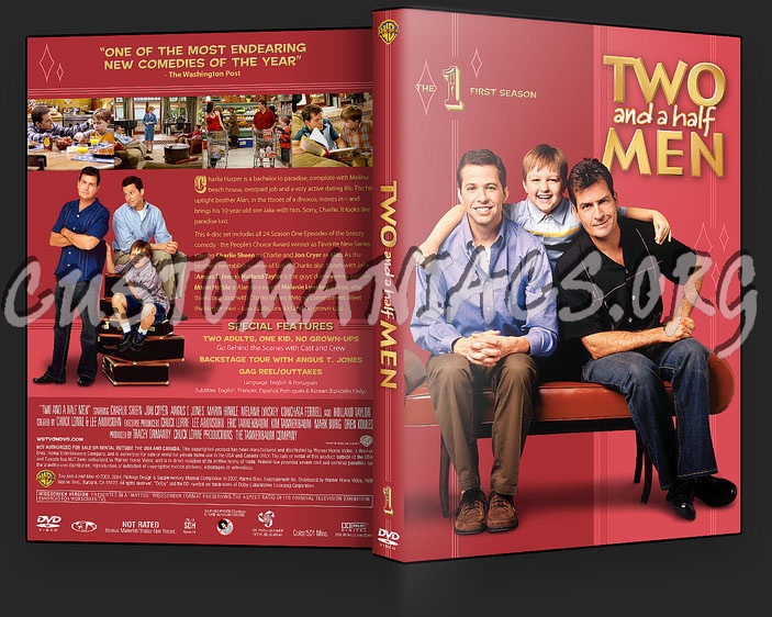 Two And a Half Men Season 1 dvd cover