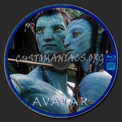 Avatar blu-ray label