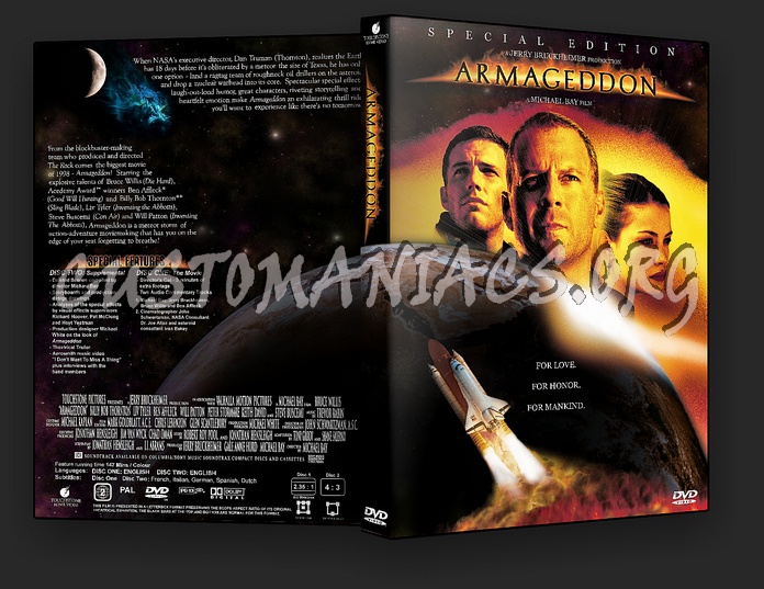 Armageddon dvd cover
