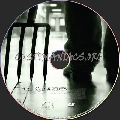 The Crazies dvd label