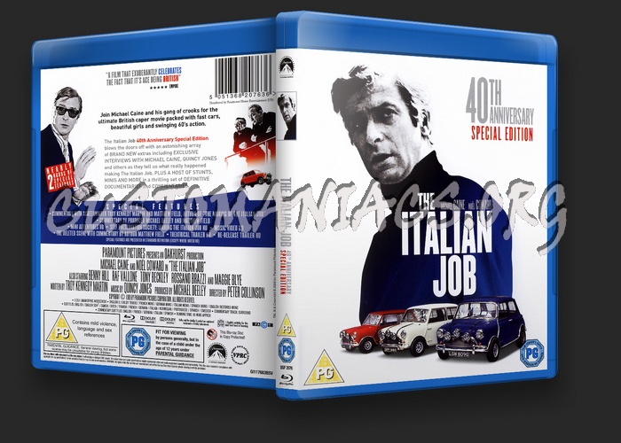 The Italian Job (1969) blu-ray cover