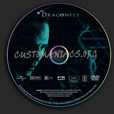 Dragonfly dvd label