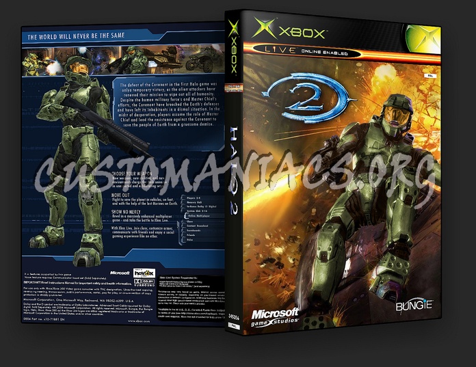 Halo 2 dvd cover