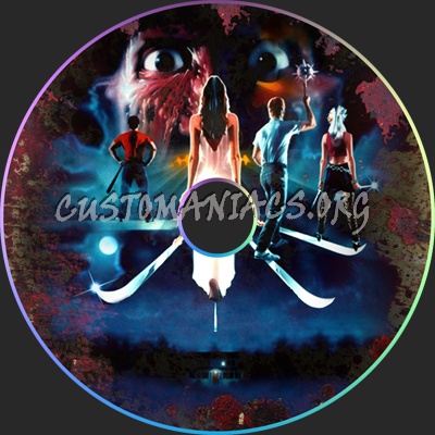 A Nightmare On Elm Street 3: Dream Warriors dvd label