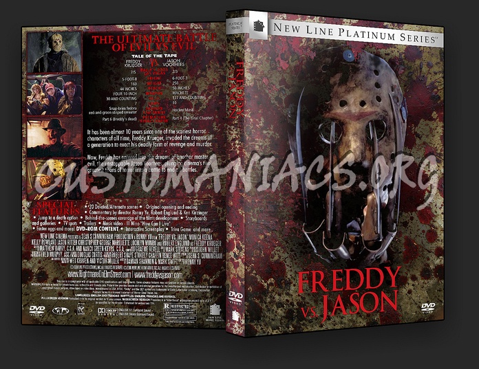 Freddy VS. Jason dvd cover