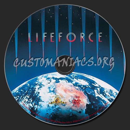 Lifeforce dvd label