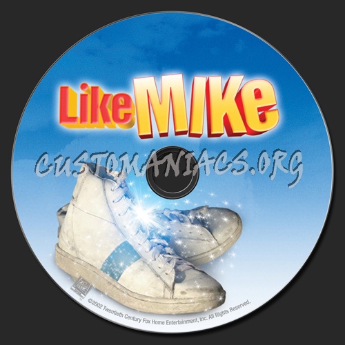 Like Mike dvd label