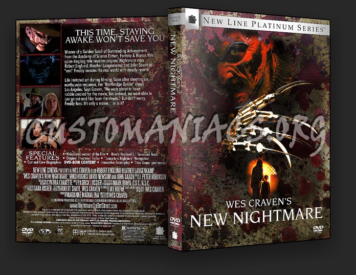 Wes Craven's New Nightmare - Spanning Spine dvd cover