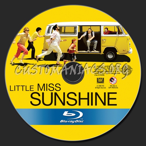 Little Miss Sunshine blu-ray label