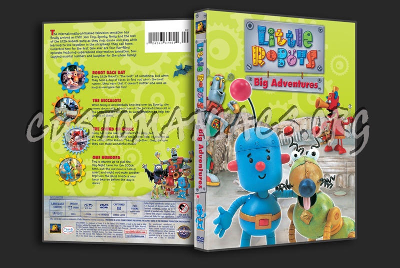 Little Robots Big Adventures dvd cover