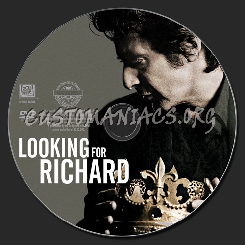 Looking for Richard dvd label