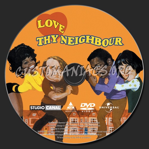 Love Thy Neighbour dvd label