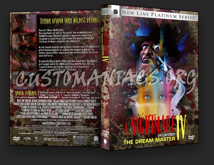 A Nightmare On Elm Street 4: The Dream Master dvd cover