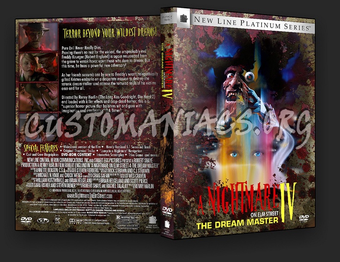 A Nightmare On Elm Street 4: The Dream Master - Spanning Spine dvd cover