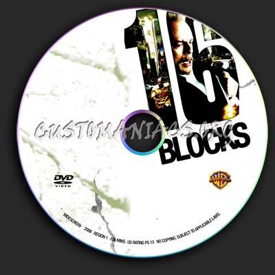 16 Blocks dvd label