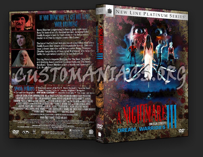 A Nightmare On Elm Street 3: Dream Warriors - Spanning Spine dvd cover