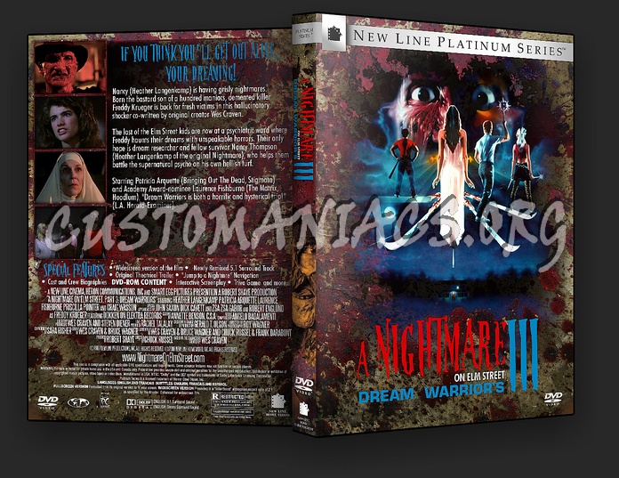 A Nightmare On Elm Street 3: Dream Warriors - Spanning Spine dvd cover