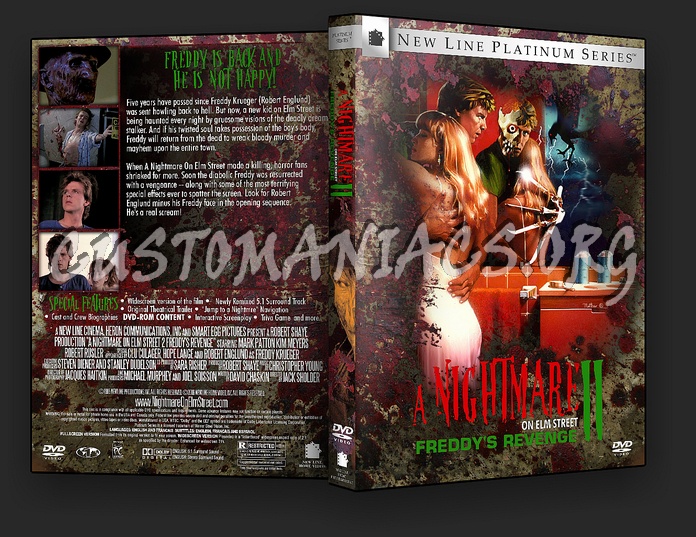 A Nightmare On Elm Street 2: Freddy's Revenge - Spanning Spine dvd cover