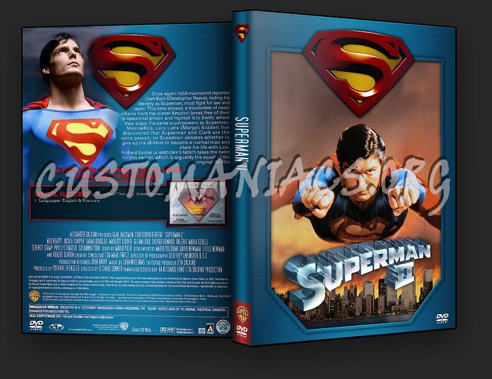 Superman 2 dvd cover