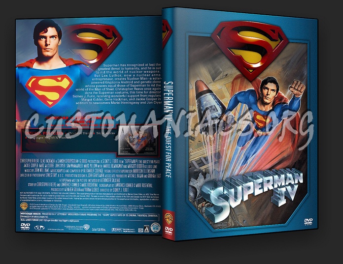 Superman 4 - Spanning Spine dvd cover