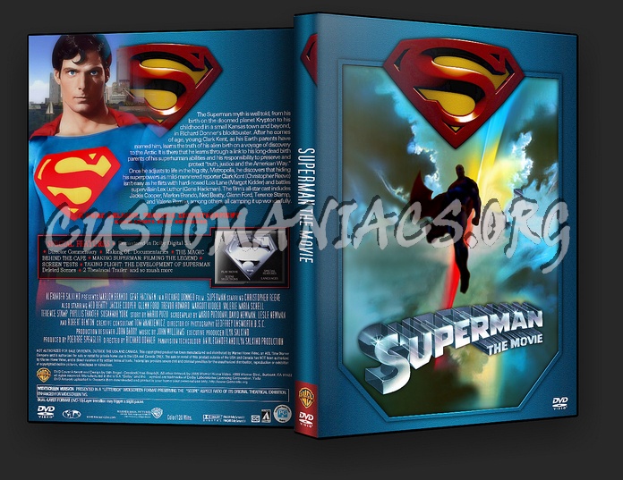 Superman - Spanning Spine dvd cover