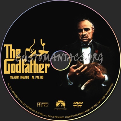 The Godfather dvd label