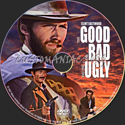 The Good, The Bad, The Ugly dvd label
