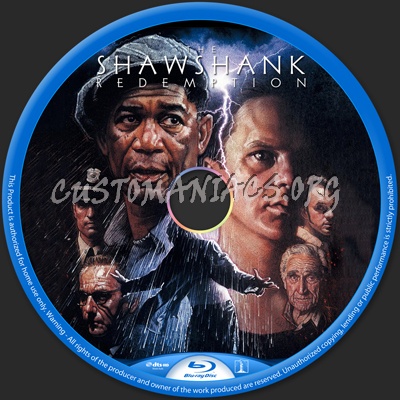 The Shawshank Redemption blu-ray label