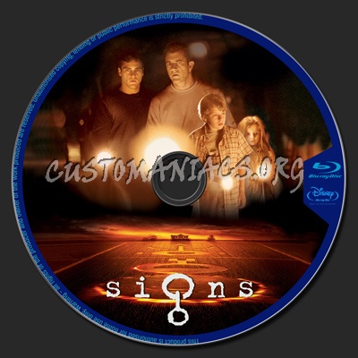 Signs blu-ray label