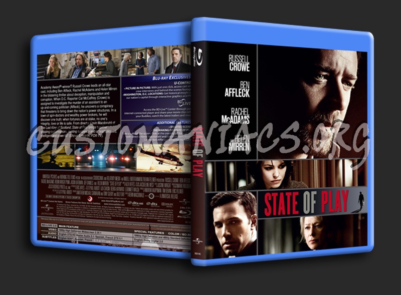 State Of Play blu-ray cover