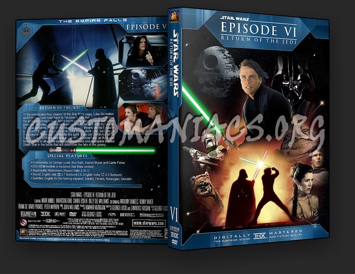 Star Wars Episode VI - Return Of The Jedi dvd cover