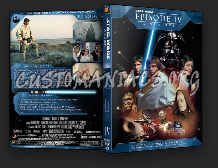 Star Wars Episode IV - A New Hope dvd cover