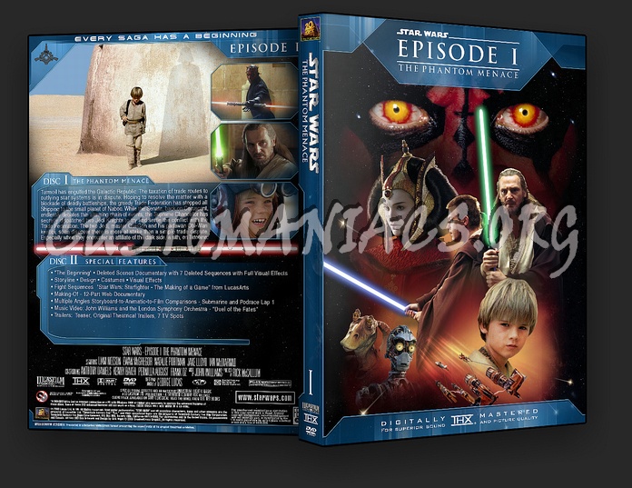 The Phantom Menace dvd cover
