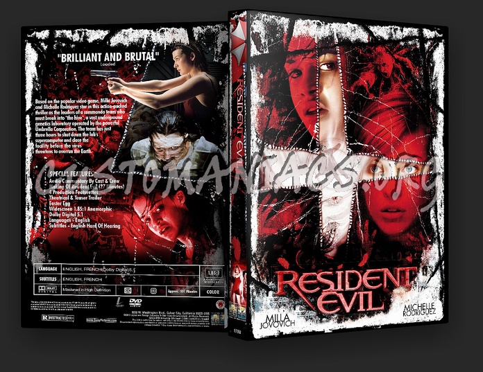 Resident Evil dvd cover