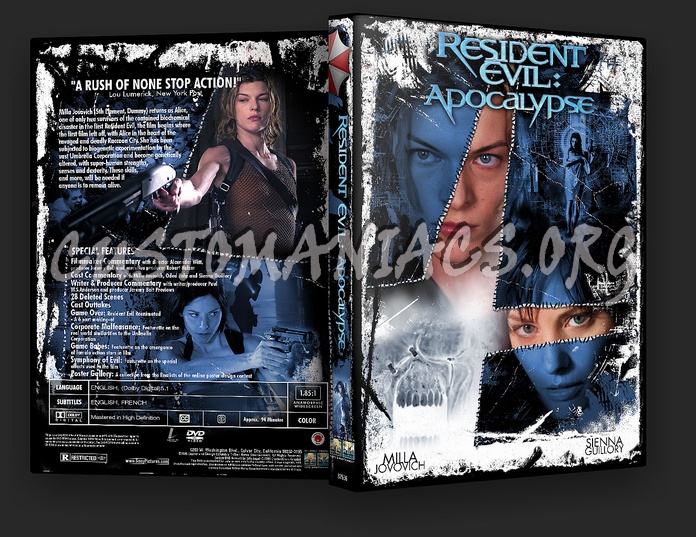Resident Evil: Apocalypse dvd cover