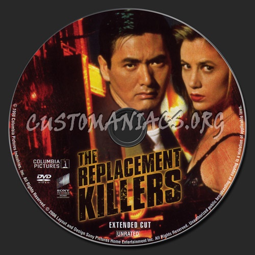The Replacement Killers dvd label