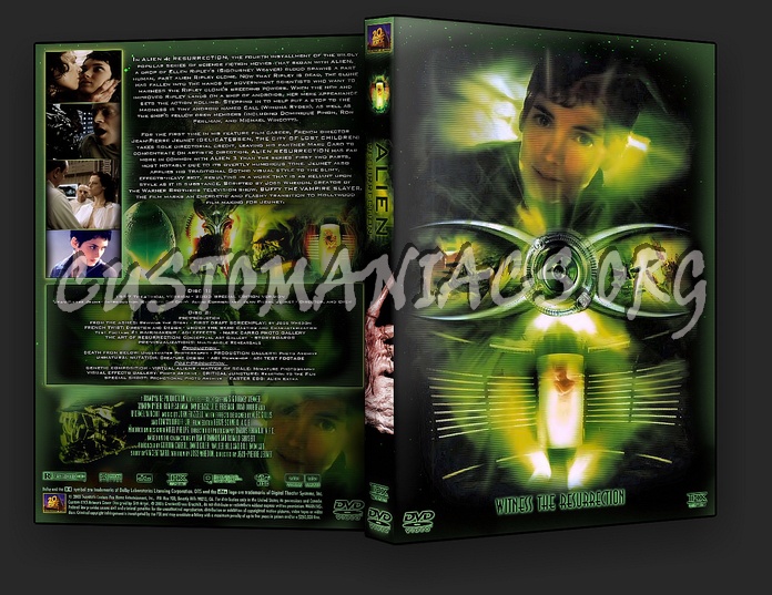 Alien Resurrection - Spanning Spine dvd cover
