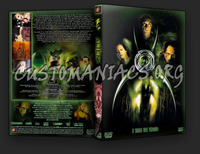 Alien 3 - Spanning Spine dvd cover