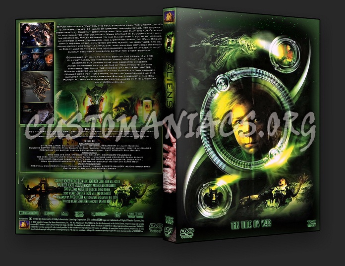 Aliens - Spanning Spine dvd cover