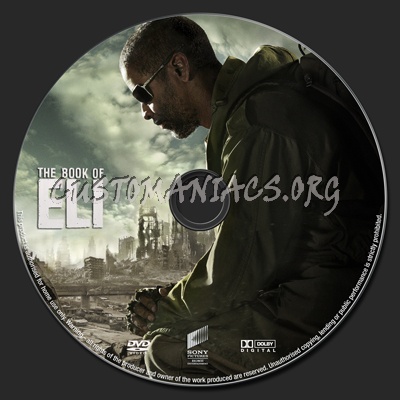 The Book of Eli dvd label