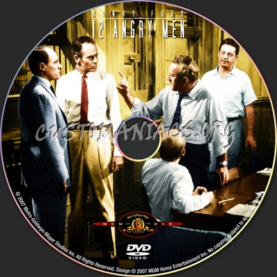 12 Angry Men dvd label