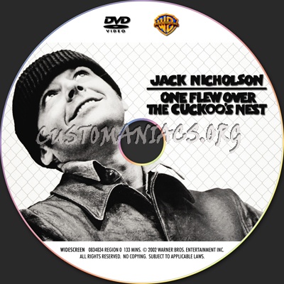 One Flew Over the Cuckoo's Nest dvd label