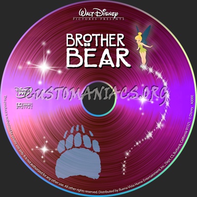 Brother Bear dvd label