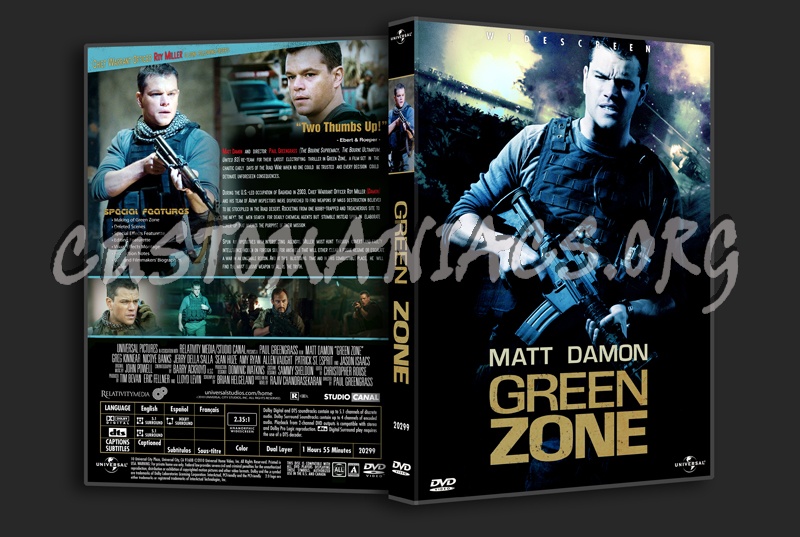 Green Zone dvd cover