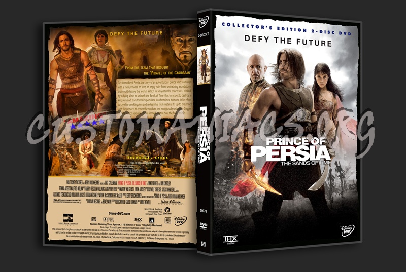 Prince of Persia The Sands of Time dvd cover