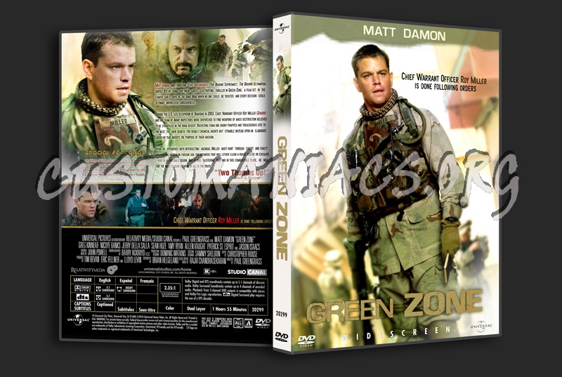 Green Zone dvd cover